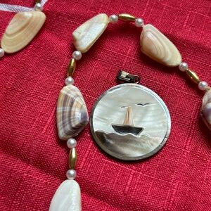 Beautiful necklace and pendant